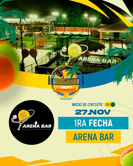 1RA. FECHA - CIRCUITO HERNANDARIENSE DE BEACH TENNIS